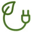 Symbol für grüne Energie