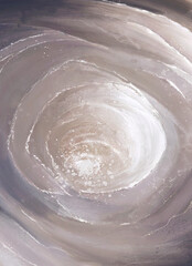 Wall Mural - light tender circular abstraction with watercolor and splashes