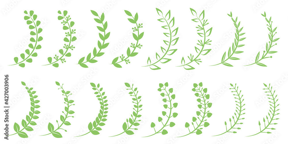 Fototapete Set Of Round Leaves Elements Illustration Green Leaves Illustration For Design Vector Illustration リーフイラストセット ナチュラルリーフイラスト 装飾 デザイン素材 Lala Fototapete Set Of Round Leaves Elements Illustration Green Leaves Illustration For Design Vector Illustration リーフイラストセット ナチュラルリーフイラスト 装飾 デザイン素材 Lala