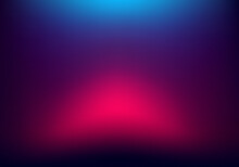 Abstract Blurred Background Blue And Pink Neon Gradient Color With Wave Line Texture.