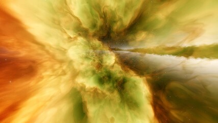 Wall Mural - red-violet nebula in outer space, horsehead nebula, unusual colorful nebula in a distant galaxy, red