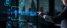 Storytelling. Story Telling Education And Literature Business Concept. Ability To Tell Stories