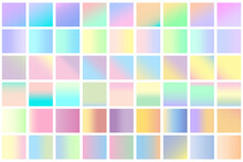 Seamless Pattern With Colored Pastel Squares. Stock Image. Vector Illustration. EPS 10.