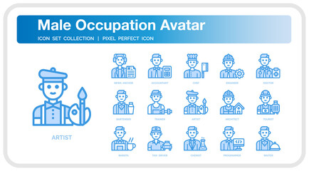 Sticker - Occupation Avatar icon set