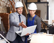 © JackF - Angry male manager unhappy with quality of work of employee on building