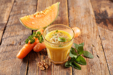 Poster - cold soup or vegetable smoothie