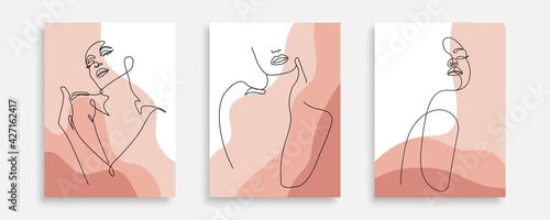 Vector Prints Set of Woman ...