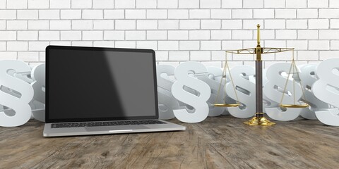 Wall Mural - Online Legal Advice