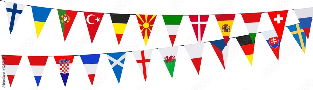 Bannieres De Guirlandes Avec Fanions De Differents Pays Europeens Sur Fond Blanc Fototapeta Na Wymiar Bajecznefototapety Pl Bannieres De Guirlandes Avec Fanions De Differents Pays Europeens Sur Fond Blanc Fototapeta Na Wymiar Bajecznefototapety Pl