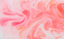 Abstract Background Pattern And Texture Of Swirling Pink Ink