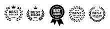 Best Seller Vector Badge Logo Set