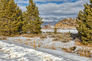 Wall Mural - Arapaho National Recreational Area in Winter