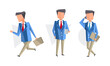 © topvectors - Businessman Activity Set, Business Person Character Flat Vector Illustration