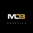 MOB Letter Initial Logo Design Template Vector Illustration