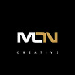 MON Letter Initial Logo Design Template Vector Illustration
