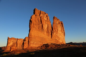 The Organ at sunrise, Utah