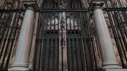 Wall Mural - The Primate Primada Cathedral of Saint Mary exterior, Roman Catholic Church famous Cathedral, Castilla-La Mancha. Travel and ancient spanish architecture, famous places concept. Spain