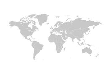 world map vector abstract illustration