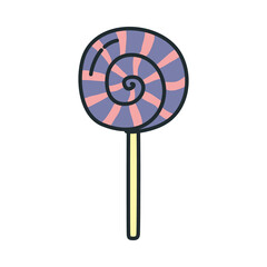 Poster - candy lollipop icon