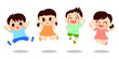 © hana - Children jumping without main line
