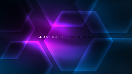 Poster - abstract fluid gradient background with shadows and light effects design.