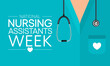 © Waseem Ali Khan - National Nursing assistants week is observed every year in June, The main role of a CNA is to provide basic care to patients and help them with daily activities. vector illustration.