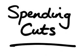 Wall Mural - Spending Cuts