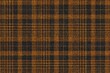 old ragged grungy seamless checkered texture of classic coat tweed brown black fabric with thin and thick stripes for gingham, plaid, tablecloths, shirts, tartan, clothes, dresses, bedding, blankets