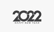 2022 happy new year holidays vector graphic design.
