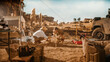 © Gorodenkoff - Archaeological Digging Site: Two Great Archeologists Work on Excavation Site, Carefully Cleaning, Lifting Newly Discovered Ancient Civilization Cultural Artifact, Historic Clay Tablet, Fossil Remains
