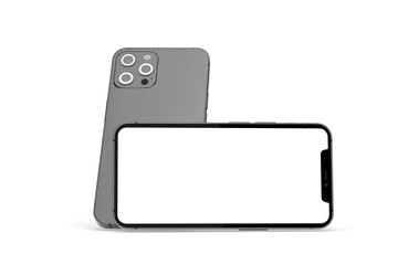 Smartphone. Mobile phone Template. Telephone 3d