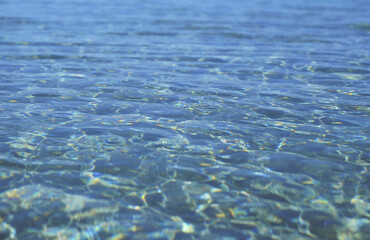 Wall Mural - Texture of beautiful Clear sea.