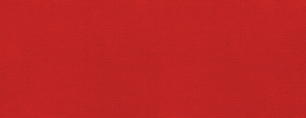 Wall Mural - Red canvas texture background banner