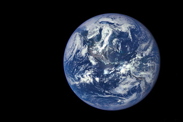 Wall Mural - planet earth, with cyclones and hurricanes. elements of this image were furnished by nasa.