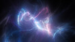 © sakkmesterke - Blue glowing high energy plasma energy field in space