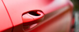 Fototapeta Niebo - Matowa karoseria samochodu oklejona folią