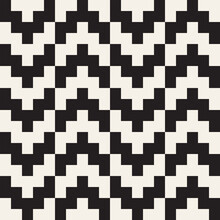 Vector Seamless Geometric Pattern. Simple Abstract Lines Lattice. Repeating Elements Stylish Background