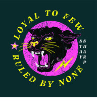 Panther Illustration With Slogan Print Design