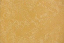 Yellow Stone Marble Background Pattern. Top View. Copy Space.
