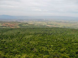 Scenic view of Great Rift Valley, Kenya, Africa