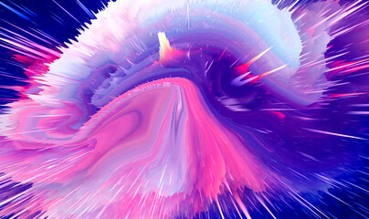 Wall Mural - Background of hand drawn Abstract explosion advertisement