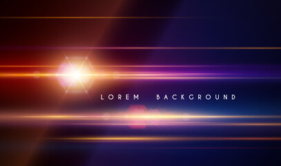 Wall Mural - abstract light lines effect background