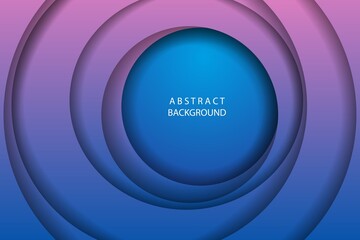 Wall Mural - Abstract gradient background with circles for design. Vector illustration