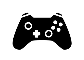 Poster - joystick icon. game console symbol.