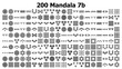 © haris - various mandala collections - 200. Ethnic Mandala ornament. Round pattern set.