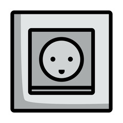 Sticker - Austria Electrical Socket Icon