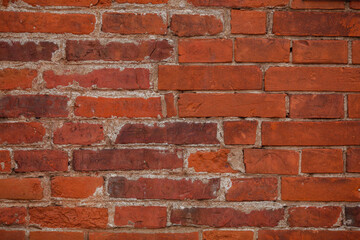 Old brick wall. Brick background.