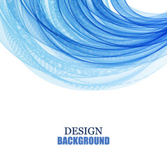 abstract design blue business technology colorful wave vector background