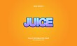 © mdpz art - Editable text effect juice title style