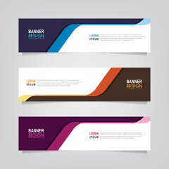 Wall Mural - vector abstract banner design web template